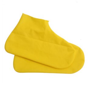 Thick Latex Shoe Covers with Silicone Rubber Waterproof Rainproof Anti-Slip Outdoor Wear-Resistant Shoe Sleeves