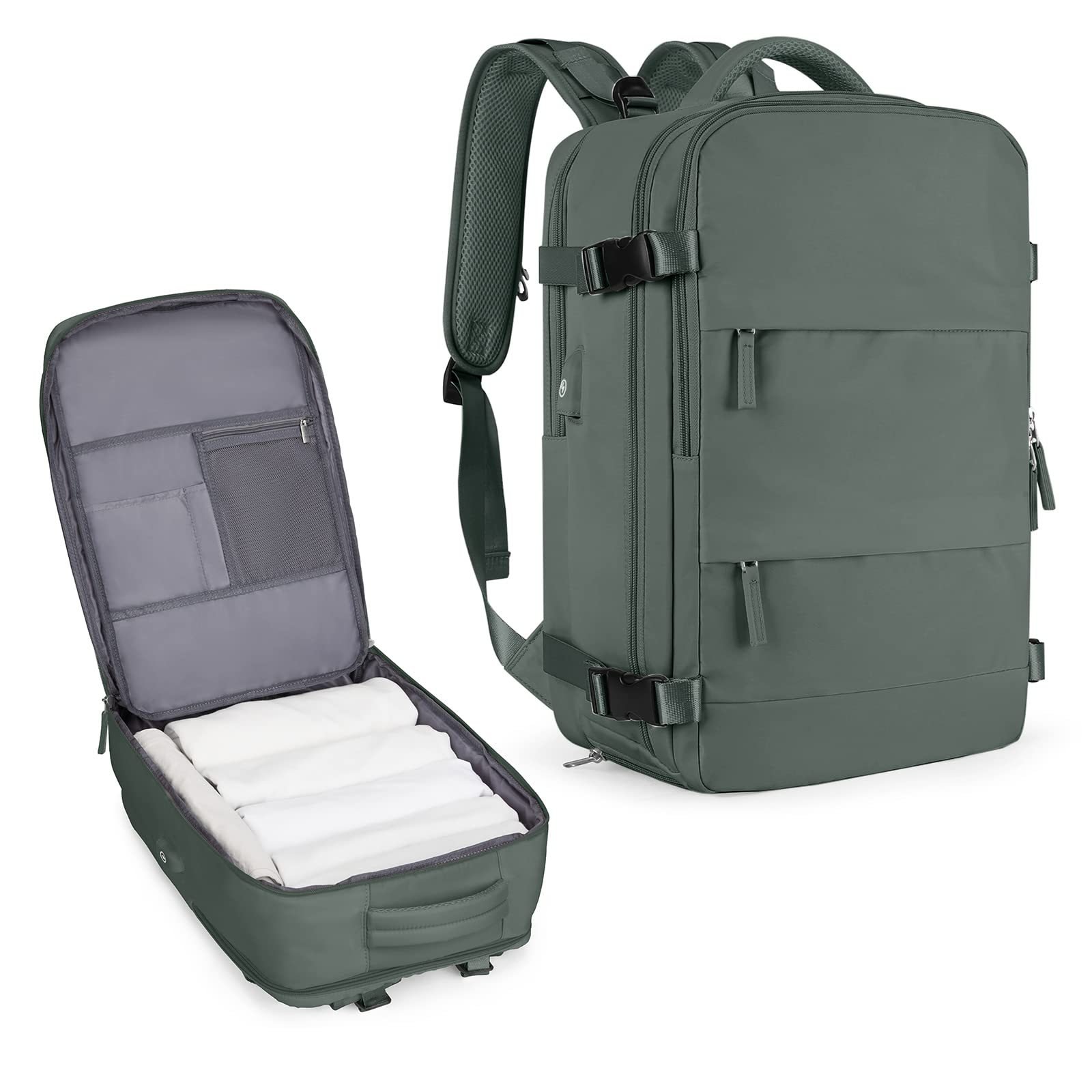 Travel Backpack Women's Large Capacity Multifunctional Backpack Boys' Schoolbag Travel Bag Luggage Bag - Image 7