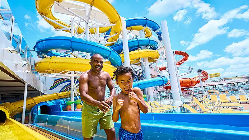 The Perfect Storm waterslides