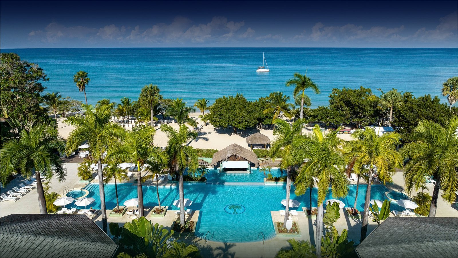 Jamaica beach cabana